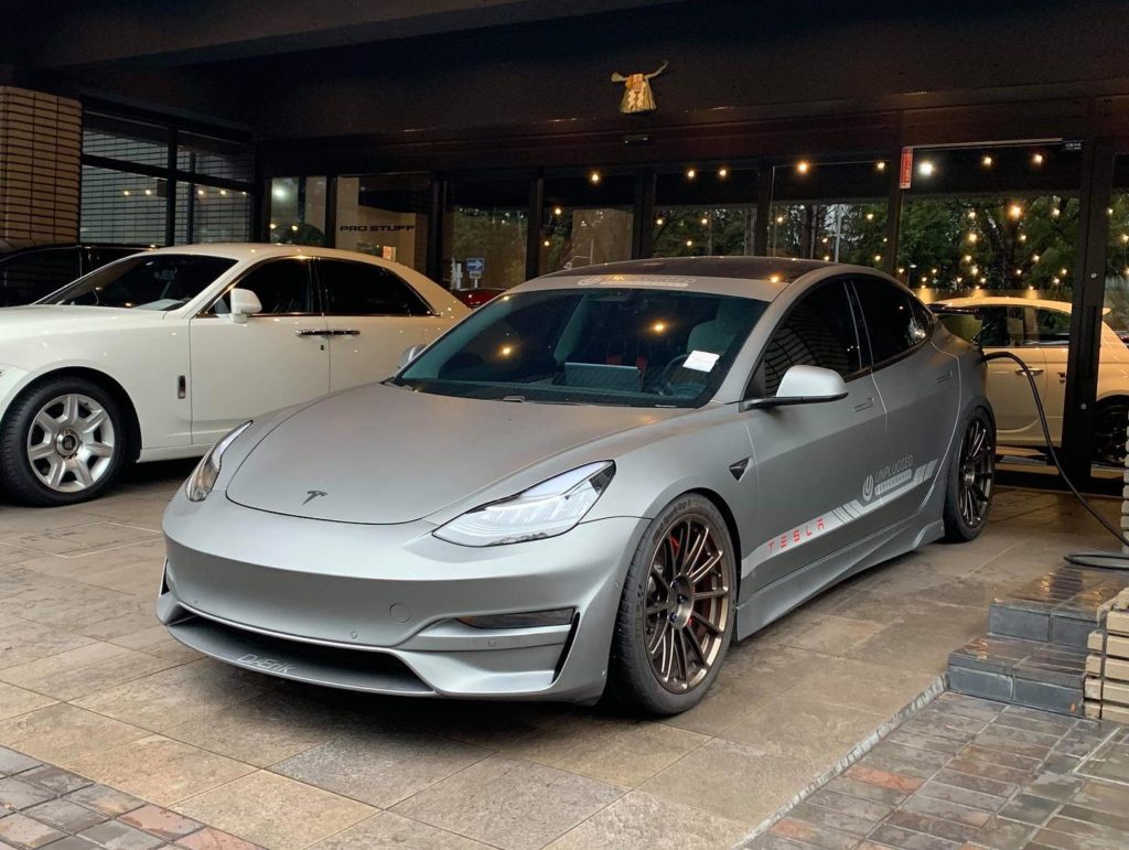 Tesla Model 3 with Unplugged Performance Ascension Package Tesla